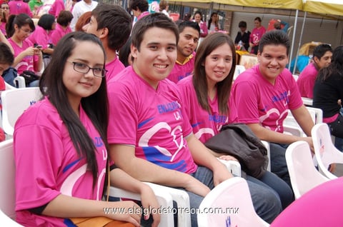 Sofía,  Abraham, Cecilia y Édgar.