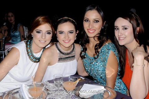 Daniela  Gutiérrez, Salma Gutiérrez, Daniela Kort y Mónica Ayala.