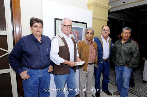 Alicia Torres, Oly Galindo, Imelda Ramírez y Édgar Eloy.