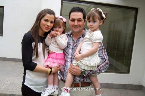 Daniela,  Luisa, Patricio y Romina.