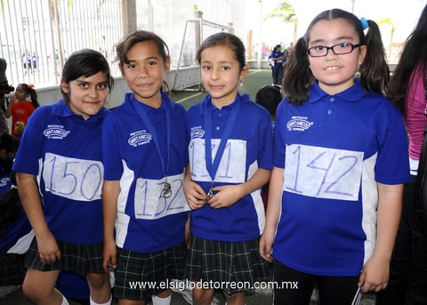 Frida, Paola, Aneth y Danna.