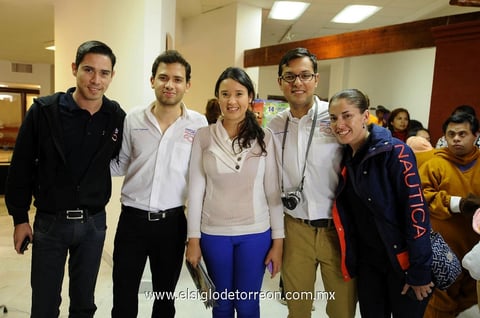 Sergio,  Abraham, Ilse, Arturo y Sofía.