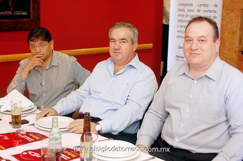 Fernando, Javier y Raúl.