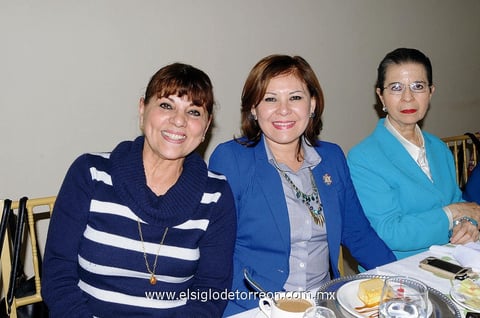 Rosa Tatay, Laura Díaz y Lucero Reyes.