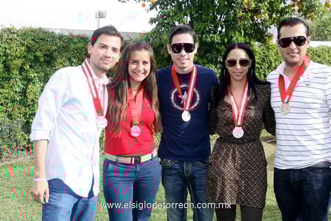Directivos  y organizadores del Maratón Lala.