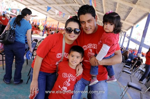 Brayan,  Perla, Karen y Silverio.
