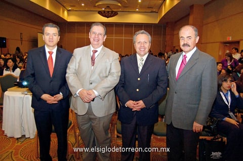 Sergio Curiel, Agustín Zerón, Gustavo Esqueda y Federico Pérez Diez.