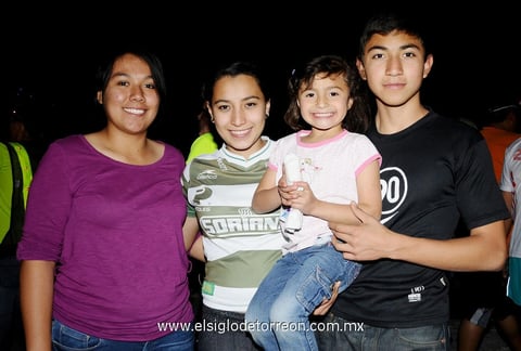 Vanessa, Isabel, María y José Antonio.