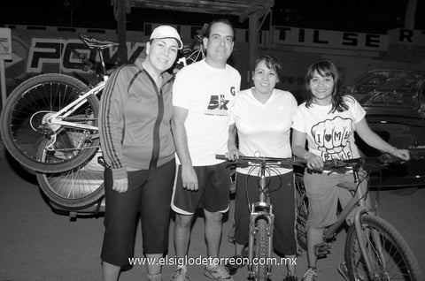 Mercedes , Otto, Diana y Ceci.