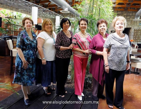 Beatriz, María Luz, Angelina, Vivi, Ada y Caludia.