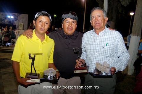 Luis Enrique  Guzmán, José A. Aguilar y Jesús Contreras.