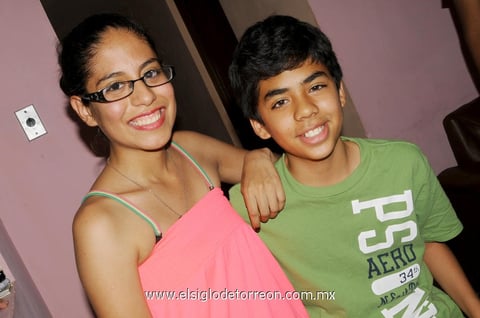 Sheila  González y Enrique Mejía.