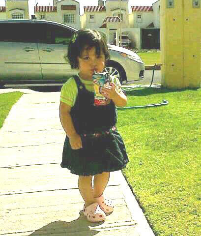 Andy Hernández, Hija de  Alberto Y Rosy De Hernández, Desde Celaya, Gto. Un año, Siete meses.