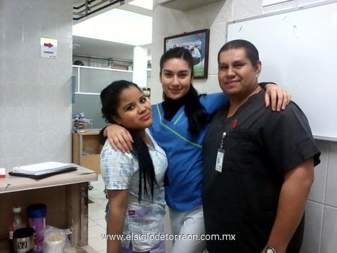 ALMA  Rubio, Liz Hernández y Eliza Gándara.