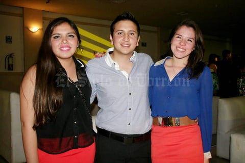 Ana Laura Rodríguez, Gabriel Hernández y María Fernanda Tapia.