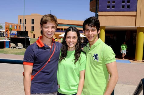 Daniel, Sofía y Daniel.