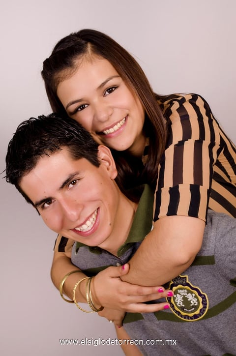 Marcelo Salvador Ortiz Chávez y Diana Gabriela Monreal Valdez.