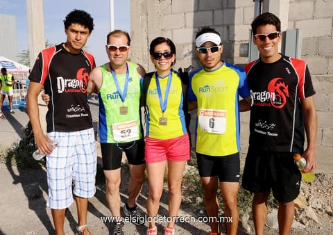 Julio , Dany, Isabel, Rubén y Manuel.