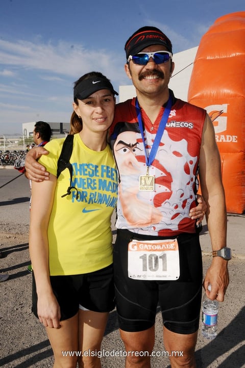 Daniela  Peters y Jesús del Río.