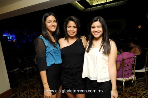 Paty , Estefanía y Aby.