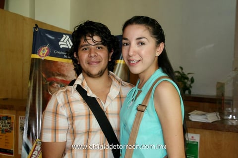 Sonia  López y Alejandro Alvarado.