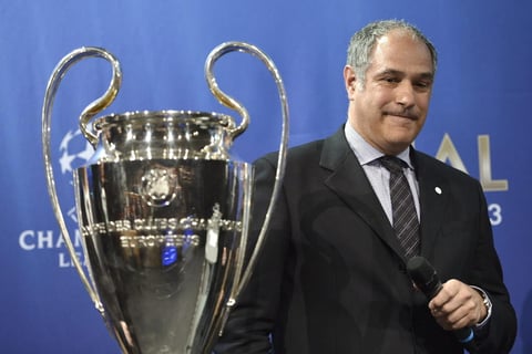 Andoni Zubizarreta, director deportivo del Barcelona representó al club en el sorteo.