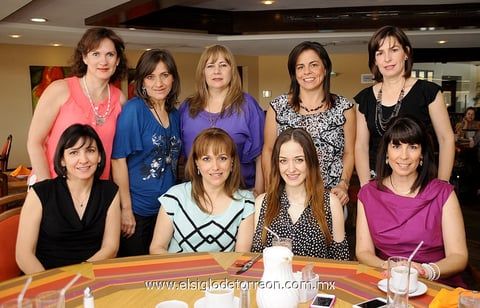 Maylen,  Gina, Lourdes, Claudia, Maribel, Gema, Beatriz, Rocío y Beatriz.