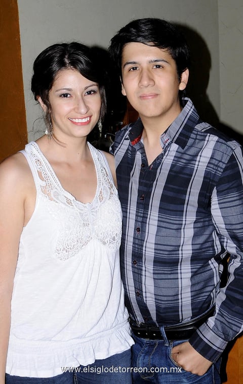 Andrea Burgos y Eloy Sáenz.