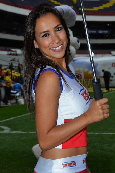 Otra sonrisa más desde el Azteca.