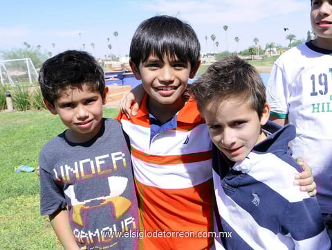 Diego, Luis y Fernando.