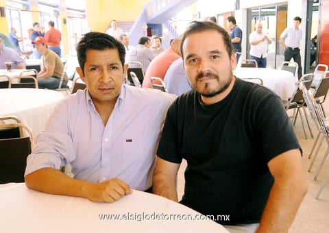 Édgar  Salinas y Amaury Pérez.