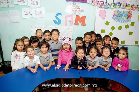 Samanta y Sebastián Mercado celebraron su cumple en compañía de sus amiguitos.