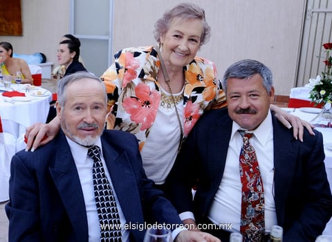 Raúl,  Alicia y Alfonso.