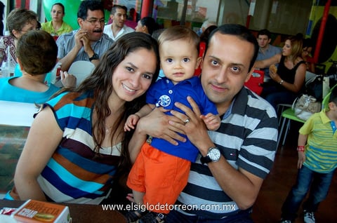 Sofía,  Betito y Alberto.