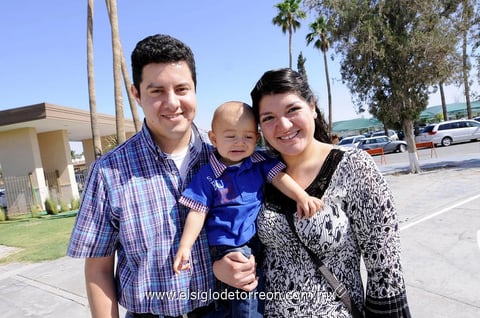 Ricardo, Ricky y Fabiola.