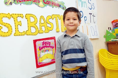 Sebastián Mercado cumplió cinco años.