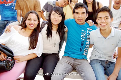Sofía, Karen, Fernando y Fernando.