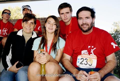 Ana Tere, Ana Lo, Fernando y Fer Teja.