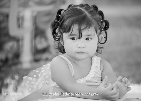 La hermosa Layla Guadalupe Pérez García cumplió 2 años de vida.- Érick Sotomayor Fotografía