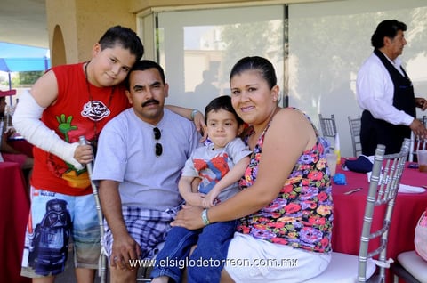 Samuel , Heriberto, Fernando y Xóchitl.
