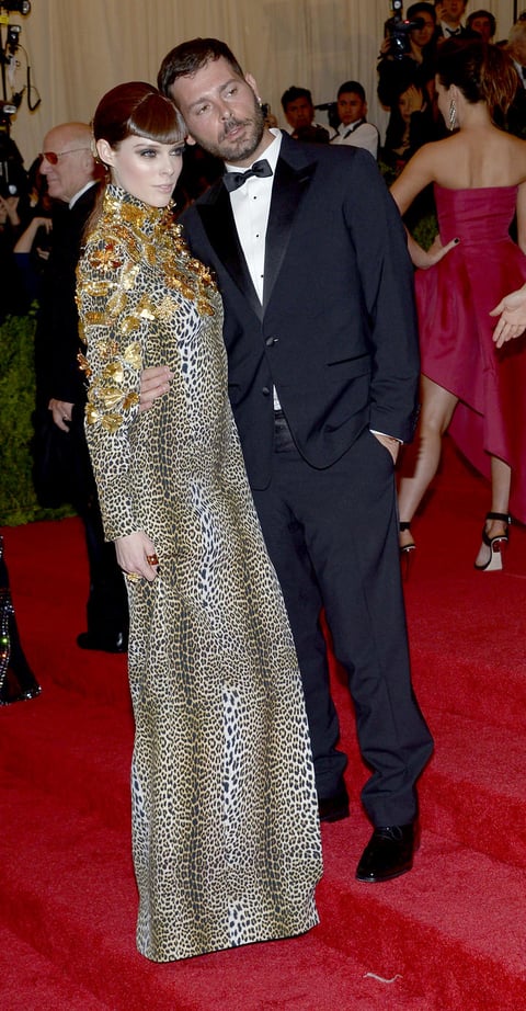La top model Coco Rocha no pudo faltar a la exclusiva gala.