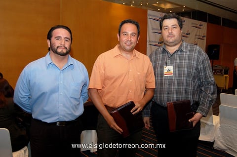 09052013 JOSé  Ángel Méndez, Gerardo Landeros y Alejandro Valdés.
