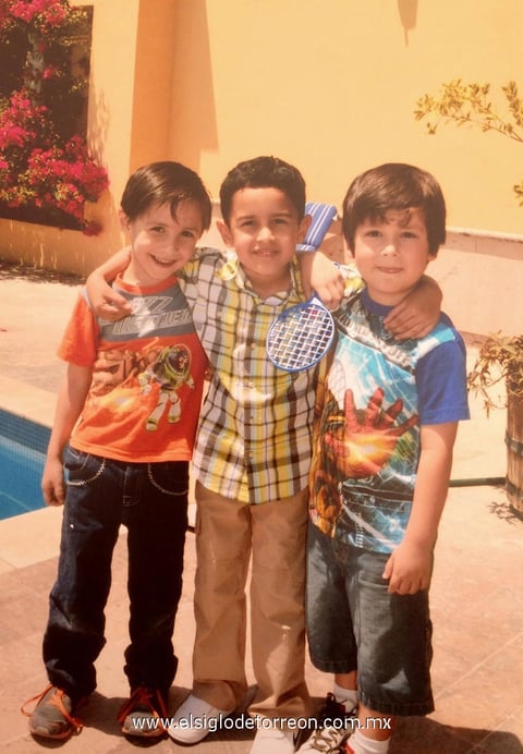 Danek,  Alex y Diego.