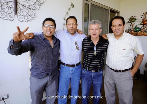 Javier, Jesús, Jorge y Raúl.
