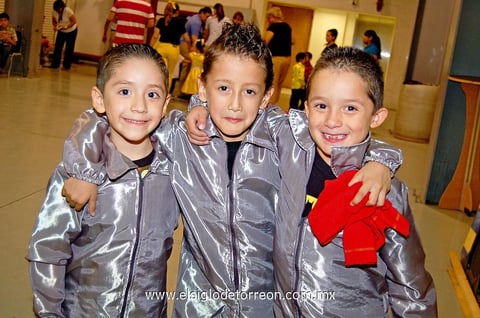 Rubén, Santiago y Luis.