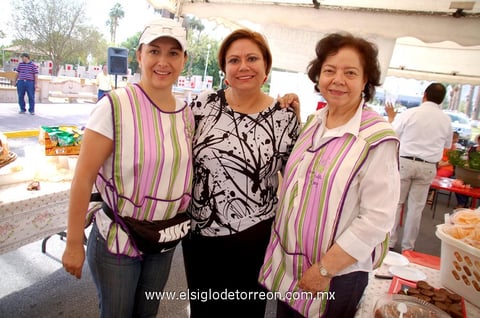 Paty, Marisa y Cory.