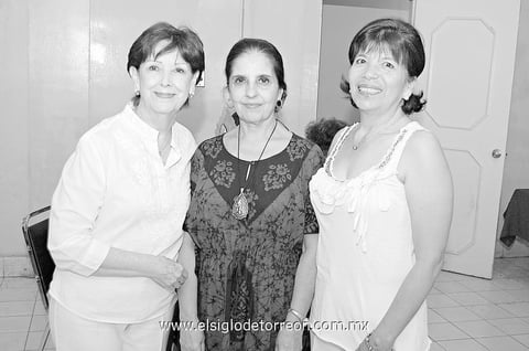 Melita, Estela y Chepis.