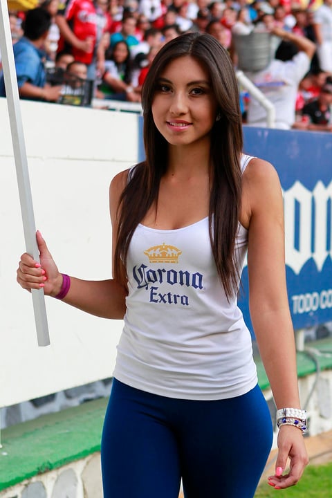 La sonrisa para la cámara.