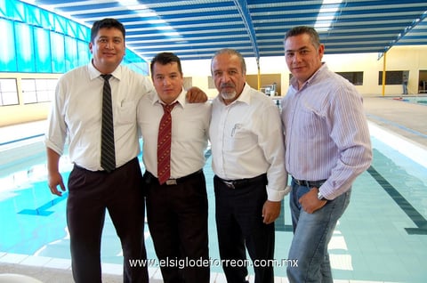 Marco,  Genaro, David y Pedro.