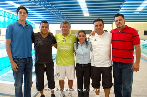 Jorge,  Antonio, Jorge, Isabel, Gil y Oprando.